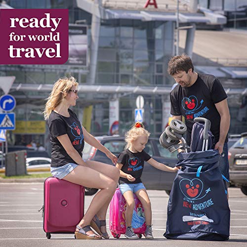 MyEasy Stroller Travel Bag for Airplane Gate Check Bag for Stroller