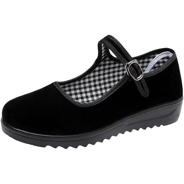 Amazon.com | missfiona Womens Mary Jane Sneaker Flat Shoes