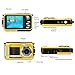 Underwater Camera for Snorkelling 24.0 MP Waterproof Digital Camera Float Full HD 1080P Dual Screen Waterproof Action Camera…