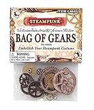 Forum Novelties Men's Steampunk Victorian Bag Of Gears Costume Accessory, Multi Colored, One Size
