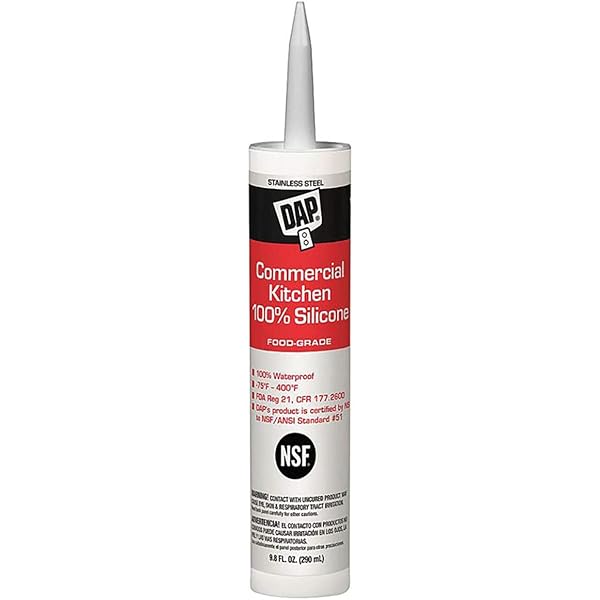 Download Amazon Com Dap 08660 9 8 Oz Commercial Kitchen 100 Silicone Sealant Stainless Steel Home Improvement PSD Mockup Templates