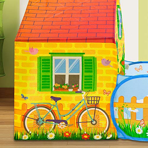 SkyNature Kids Play Tent,Indoor/Outdoor Garden Playhouse with Pop Up Ball Pit for Baby,Toddlers,Boys and Girls,Easy to Set Up Toy Games Tents - Thumbnail 2