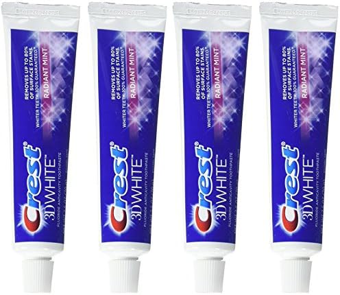 Crest3D White Radiant Mint Toothpaste, 2.5-oz (Pack of 4)