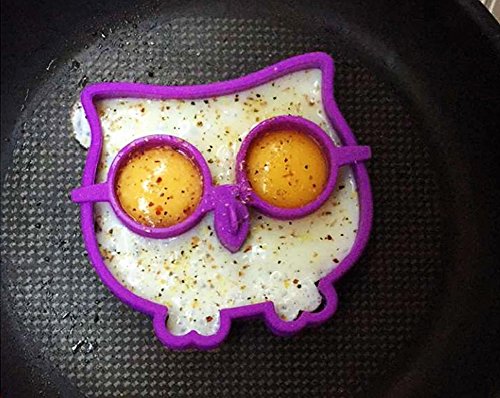 Ocharzy Silicone Fried Egg Mold Cooking Tool (Set of 4 Colors)