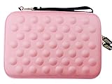 AZ-Cover Tablet Semi-rigid EVA Bubble Foam Case (BABY PINK) With Wrist Strap For Fisher-Price Learning Tablet. Powered by nabi + One Capacitive Stylus Pen