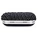 Chichitop Womens Luxury Special Crystals Beaded Pearl Evening Clutch Bag,Black