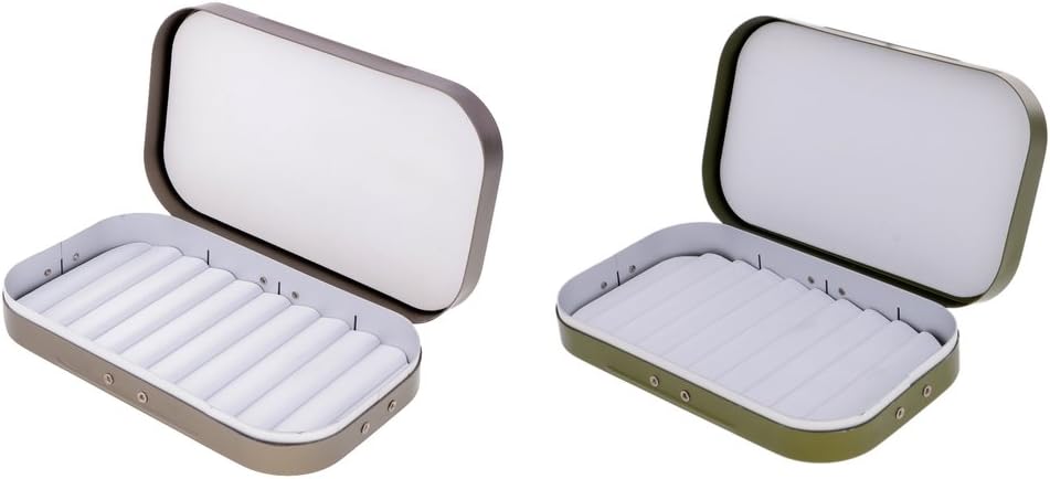 Baoblaze - Juego de 2 Cajas de Pesca con Mosca para Moscas y ...