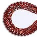 LK-CRAFTS Natural Smooth Polish Carnelian Agate Gemstone Round Loose Beads for Jewelry Making Findings/Accessories 1 Strand 15.5 inches - 10mm