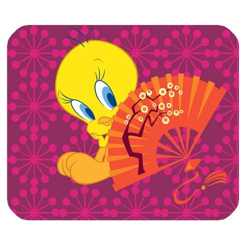 Tweety Bird Cartoon Personalized Custom Gaming Mousepad Rectangle Mouse Mat / Pad Office Accessory And Gift Design-LL684