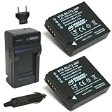 Wasabi Power Battery (2-Pack) and Charger for Leica BP-DC10, BP-DC10-E, BP-DC10-U and Leica D-Lux 5, D-Lux 6