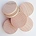 Axe Sickle 1.5 inches (50-pcs / 100-pcs / 200-pcs) Natural Schima superba unfinished round wood,These round wood coins The limitations are endless!(200-pcs)