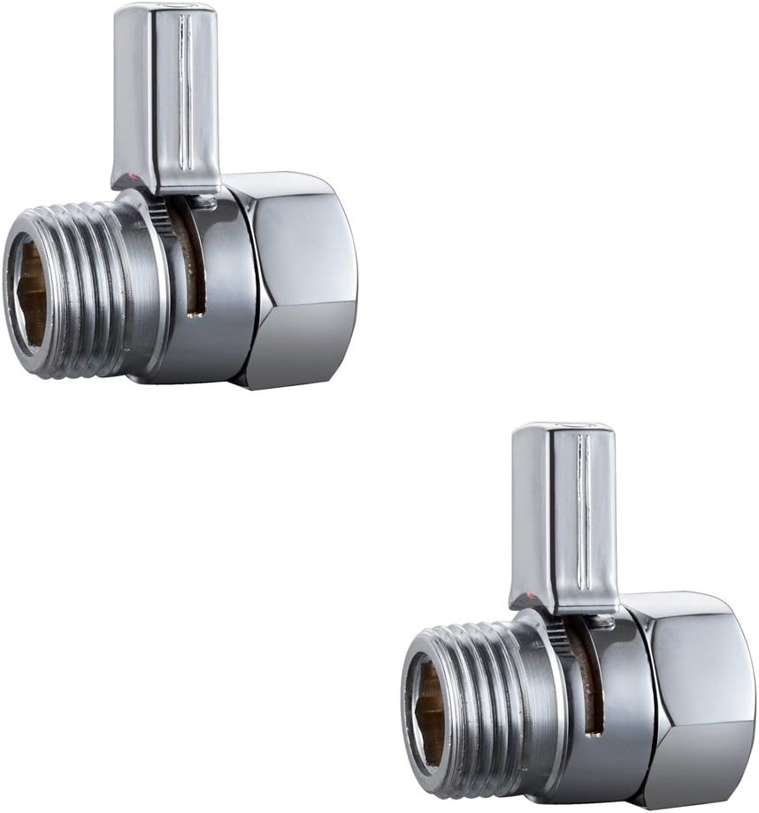 XVL Shower Head ShutOff Valve Solid Brass 2 Pieces PT08A