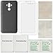 [2 Pack] Wellead Huawei Mate 9 Screen Protector and Black Case,[Japan Asahi Glass(AGC)] Tempered Glass Screen Protection for Huawei Mate 9