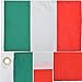 Italy 2' x 3' Ft 210D Nylon Premium Outdoor Embroidered Italian Flag
