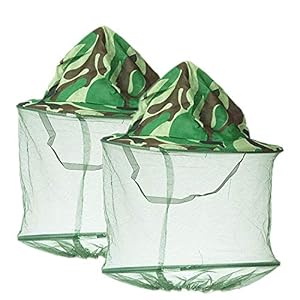 Youu 2 Pack Chapeau De Camouflage Apiculture Apiculteur Anti-moustiques Masque Extérieur Pêche Et Camping Moustiquaire…