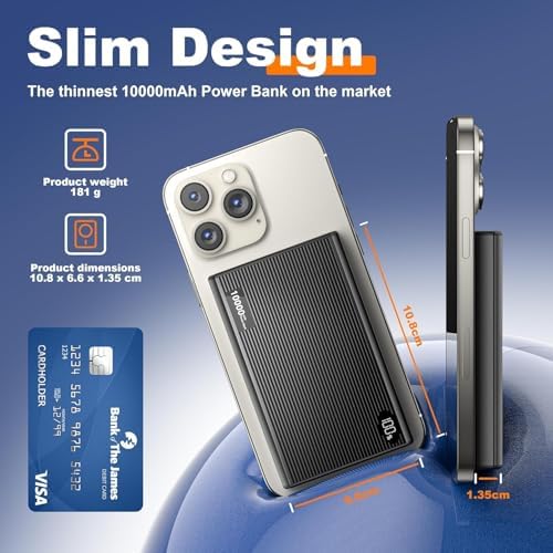 Power Bank - Ricarica rapida magnetica wireless