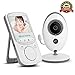 Video Baby Monitor Wireless with Digital Camera,Anmade 2 Way Talkback, 2.4inch Screen Night Vision Temperature Monitoring Lullabies Long Range and High Capacity Battery for Security