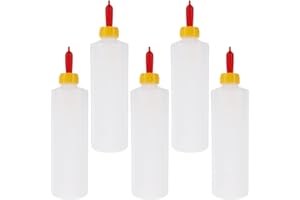 UPKOCH 5 Sets Goat Bottle Goat Supplies Milk Bottle Feeding Bucket Calf Milk Feeder for Farm Lamb DogReplacement Feeder 400ml