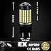 JDM ASTAR Extremely Bright 120-EX Chipsets White/Yellow 3157 3155 3457 4157 Switchback LED Bulbs with Projector For Turn Signal Lights(Only work for standard socket, not for ck socket)