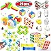 Dciko Fidget Toys Set-Stress and Anxiety Relief Toys for Children and Adults with ADHD Autism-Sensory Fidgets Toys Fidget Box Include Puzzle Cube, Finger Gyro, Mochi Squishy Toys, Wacky Tracks & More Anxiety Fidget Tools Bundle 25 Pack