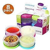 Sistema 21470 Hangsell Dressing Pot, 8-Pack