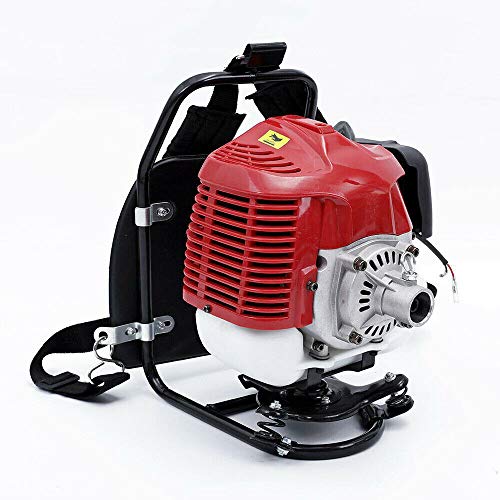 EASYG 52cc 6 in 1 Multifunction Grass Cutter Trimmer Brush Cutter Hedge Trimmer Chainsaw with Four Mowing Heads