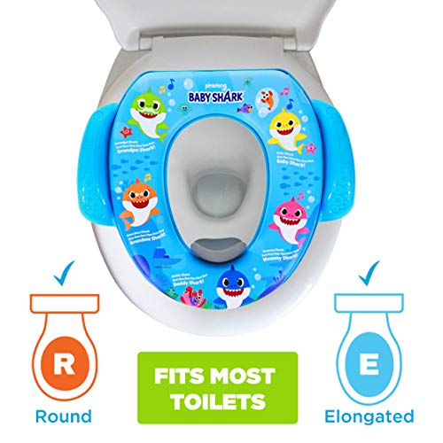 Nickelodeon Baby Shark "Sharktastic" Soft Potty Training Seat Soft