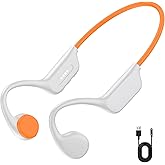 RELAXYO Swimming Bone Conduction Headphones, IPX8 Open Ear Headphones Bluetooth 5.4 Waterproof Earbuds with 32GB MP3 7H Playtimes, Underwater Headphones for Marathon、Swimming、Running、Cycling