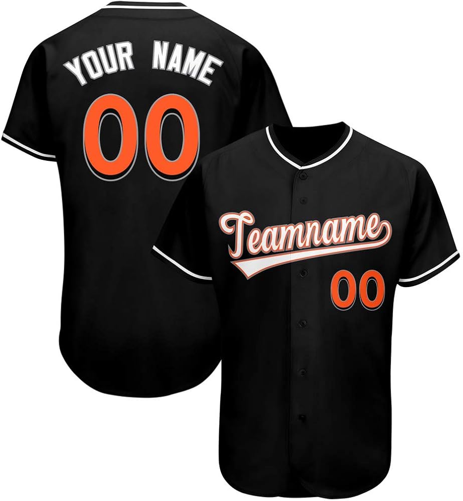 custom blank baseball jerseys