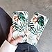 SUBESKING Compatible iPhone 6 Case/iPhone 6s Case,Cute Slim Fit Soft TPU White Floral and Green Leaves Pattern Protective Phone Cover Cases for Women Girls (White Flowers)