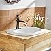 Eyekepper Commercial Waterfall Oil Rubbed Bronze Bathroom Sink Faucet Lavatory Deck Mount Single Handle One Hole