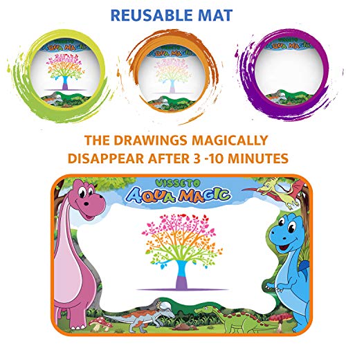 image for VISSETO Aqua Magic Mat Aquadoodle Large - 34x22.5’’ | Learning Car