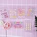 128PCs Different Nails 28 Sizes Smiling face Candy Cute Carton Children False Nails For Children's Day