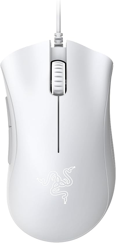 Razer DeathAdder Essential 2021 Wired Gaming Mouse 6400 DPI White