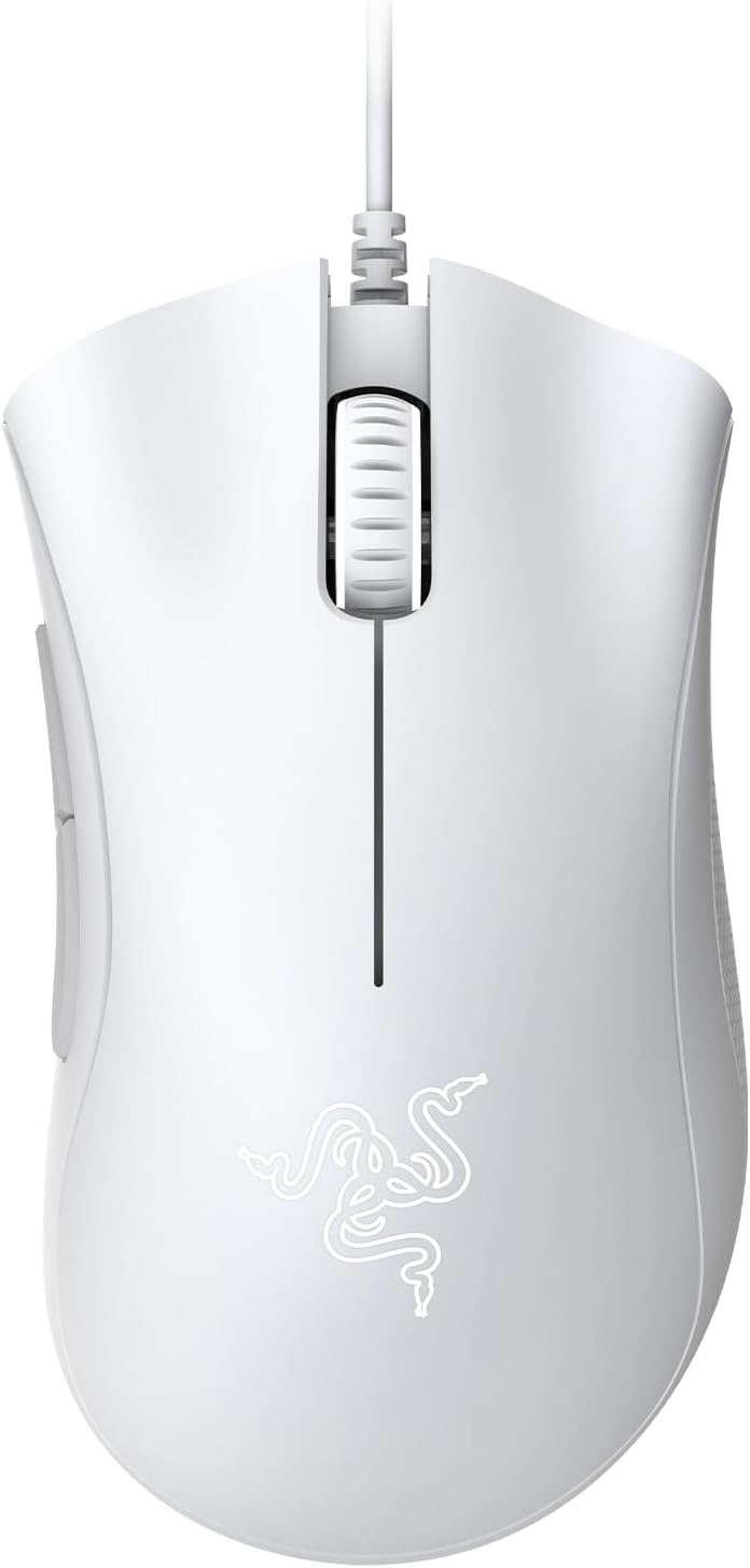 Razer DeathAdder Essential 2021 Wired Gaming Mouse 6400 DPI White