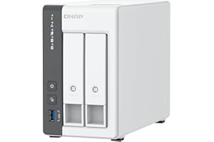 QNAP TS-216G-US - The Most Affordable 2-Bay 2.5GbE Desktop NAS, Equipped with ARM Cortex-A55 Quad-Core CPU, Built-in NPU and 
