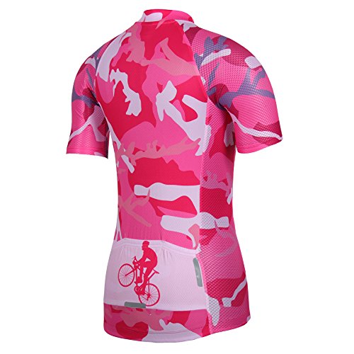 Women's Cycling Jersey Beautiful Bike Bicycle Clothing Shirt Jacket Summer (Asia-S, 26) - Thumbnail 4