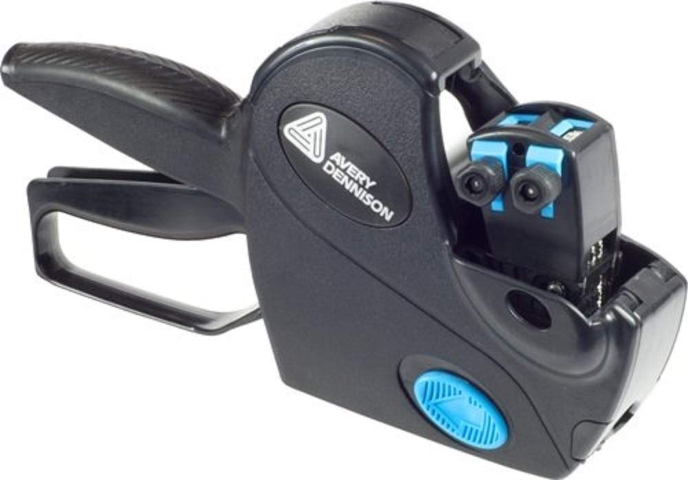 Avery 668107 Mk II Labelling Gun Alphanumeric 2-Line for 10 Characters Top 8 Digits Bottom Ref HL0018 Alpha MK2 - Black