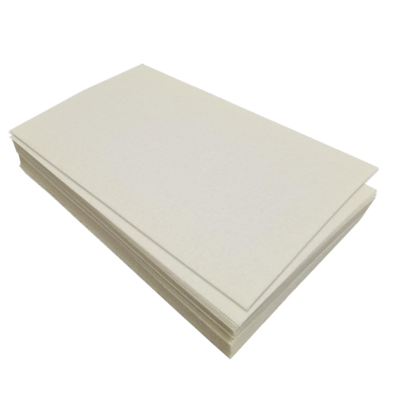 Jtnohx Stiff Felt Sheets, 32 Pcs Felt Fabric for Crafts, 17.78×28.7cm Colour Fabric Square for Art and Craft DIY Supplies(Beige) — image 1