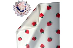 XIZHI 20 Sheets Flower Wrapping Paper 22.8x22.8Inch Used for DIY Crafts Florist Supplies Packaging Paper for Wedding Birthday Gift (White)