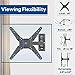 Mounting Dream Full Motion TV Wall Mount Bracket Fits Most of 26-55 Inches LED, LCD TV, Mount with Articulating Arms, 55 LBS Loading Capacity, max VESA 400 x 400mm MD2411-MX