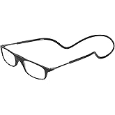 Calabria SP03 Snap Magnetic Reading Glasses Men Women Front Connect Adjustable Temples Eyeglass Around Neck Hanging Readers