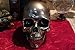 SUMMIT COLLECTION Decorative Bronze Colored Skull Head Skeleton Figurine Statue