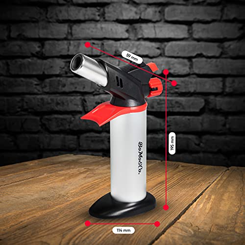 Blow Torch with Saftey Lock and Stand Creme Brulee Torch Butane