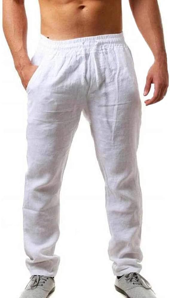 Pantaloni Uomo A Rete Trasparente Con Coulisse - Leggings Muscolari Sexy