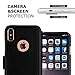 Compatible with iPhone Xs Max Wallet Case - Slim & Lightweight Flip Case with Credit Card Holder - Women & Men - Faux Leather - Black