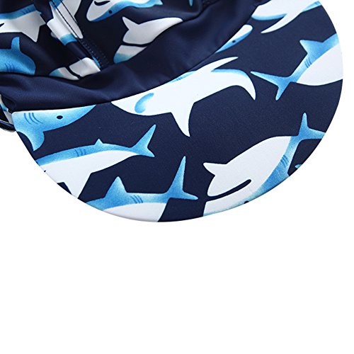 Collager Baby Boys One Piece Swimsuit Toddler UV Sun Protective Long Sleeve Bathing Suit Surfing Suit UPF 50+