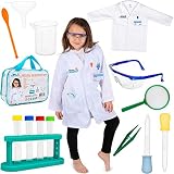 Born Toys 15 Piece Lab Coat for Kids and Scientist Costume for Ages 5-9