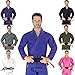 Elite Sports BJJ GI for Men IBJJF Kimono BJJ Jiu Jitsu Lightweight GIS W/Preshrunk Fabric & Free Belt (Blue, A2)