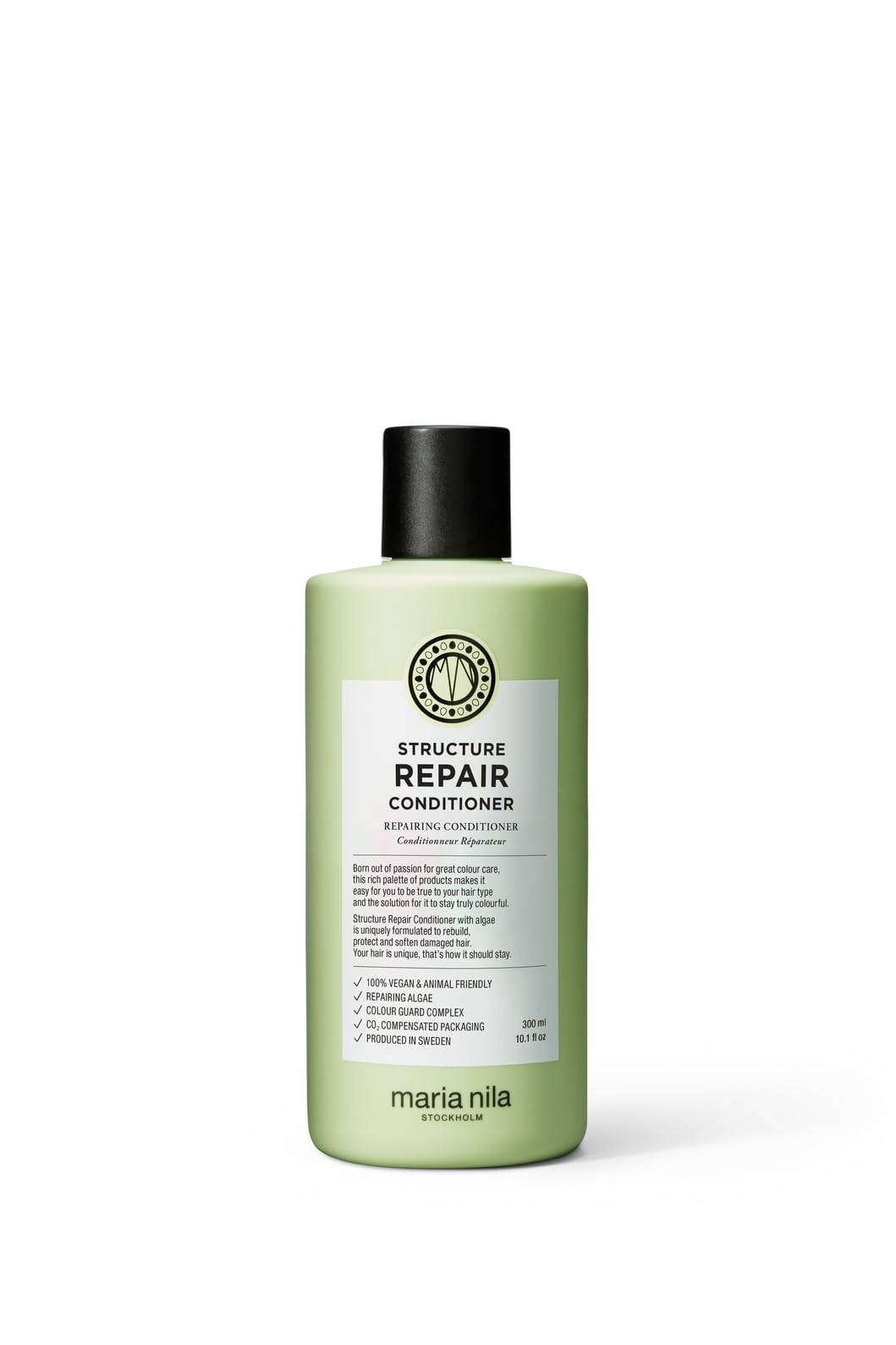 Maria Nila Structure Repair, Strengthening & Nourishing Conditioner For Damaged & Chemically Treated Hair, Algae Extract Rebuilds, Revitalizes & Repairs Hair, 100% Vegan & Sulfate/Paraben free, 300 ml โ image 1